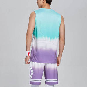 Nouvel arrivage Uniforme de basket-ball couleur unique Offre Spéciale uniforme de basket-ball nom de l'équipe personnalisé de bonne qualité - Product Image 3