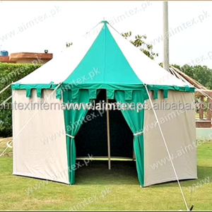 Tente de camping isolée pour l'extérieur – Tente en toile durable 4 saisons pour les familles - Product Image 1