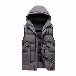 Quilted <b>Thermal</b> Hooded Puffer Jacket <b>Vest</b> Style Winter comfort Insulated Fill Durable Shell Cold Weather Outer Front Apparel - Product Image 1
