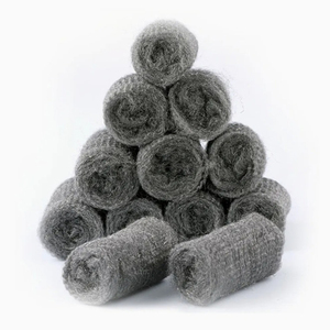 Cleando Récureur de laine d'acier prédécoupé épurateur d'acier inoxydable de marque privée pour le nettoyage de la cuisine Lot de 12 - Product Image 6