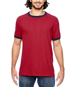 T-shirts à col rond en coton 100% pour hommes avec logo personnalisé, motif lettres tricotées, fabrication OEM directe d'usine - Product Image 1