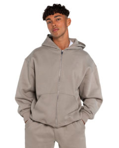 Ensemble survêtement unisexe uni en coton 100% French Terry, pantalon de survêtement évasé et sweat à capuche, poids lourd, décontracté, personnalisable - Product Image 4