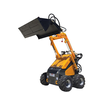 Minicargadora con Motor Diésel Kubota de 75KW, Cargadora Frontal Montada sobre Orugas Amarillas con Capacidad de Cucharón de 0.2m y Alto Momento de Carga - Product Image 4