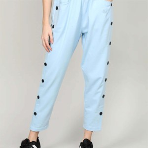 Women's High-Waisted Jogger Pants - Cozy Fleece Sweatpants with Adjustable Drawstring for Ultimate Comfort - Product Image 6