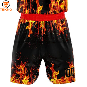 Ensembles de maillots et shorts de basket-ball à impression par sublimation uniforme de basket-ball de qualité supérieure pour l'équipe à vendre avec service OEM - Product Image 2