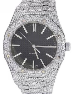 Luxury Fashion Handmade VVS Clarity Moissanite Diamond <b>Watch</b> Fully Iced Wrist <b>Watch</b> Stainless Steel Glass Dial <b>Cheap</b> Price - Product Image 1