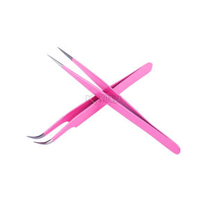 แหนบต่อขนตาสีรุ้งกล่อง2ชิ้นฉลากส่วนตัวกำหนดเองได้ - Product Image 2