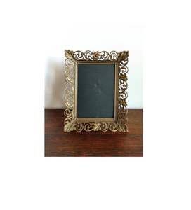 Vintage metal photo <b>frame</b> for farmhouse home decor showcasing <b>antique</b> texture finish charming picture display solutions - Product Image 2