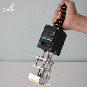 Cầm tay máy dập nóng Nhiệt Báo Chí kỹ thuật số da công cụ giấy gỗ biểu tượng tùy chỉnh lá tem - Product Image 1