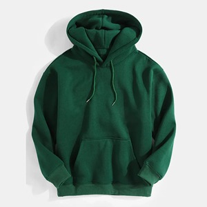 Vêtements d'automne unisexe en coton mélangé 400 GSM de qualité supérieure, solide, respirant et non brodé - Product Image 1