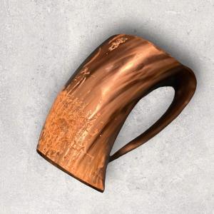 Auténtica taza de cuerno vikinga para cerveza, hidromiel y cerveza sin gas, taza de cuerno hecha a mano para fiestas medievales rústicas y uso doméstico. - Product Image 3