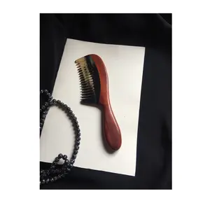 Premium Quality Buffalo Horn Hair Beard Comb With Customization At Wholesale Price from India