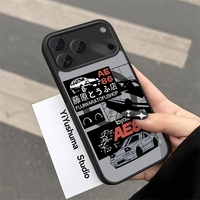Coque unisexe en TPU souple pour iPhone 17 Pro/Pro Max, design animal magnétique style voiture, blanc vierge pour sublimation