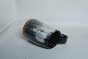 Chope en corne de buffle de qualité supérieure 250 ml sculptée à la main conception animale nautique tasse polie meilleur prix noël étanche - Product Image 6