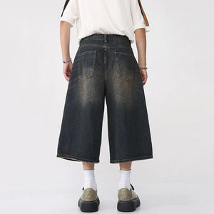 Pantalones vaqueros para hombre, pantalones cortos de color sólido, pantalones vaqueros informales, pantalones cortos de buena calidad, precio asequible, hecho a medida, último diseño profesional - Product Image 4