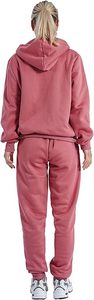 Conjunto de 2 Piezas de Terciopelo Ligero y Transpirable para Mujer, Sudadera con Capucha y Cremallera y Pantalones, Chándal Sólido de Invierno - Product Image 3