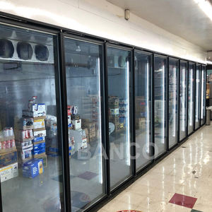 Chambre froide et congélateur commerciaux sur mesure Banco avec portes vitrées, étagères, moteur et système de refroidissement - Product Image 6
