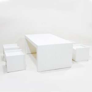 CH Factory-Mesita de noche elegante de ratán con cajón para soluciones de almacenamiento de dormitorio - Product Image 2