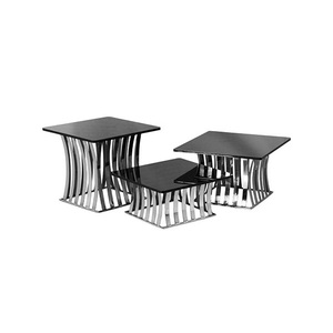 Soporte de servicio de pastel de Metal niquelado para bodas y fiestas Decoración de vajilla elegante para exhibición y servicio de pasteles - Product Image 6