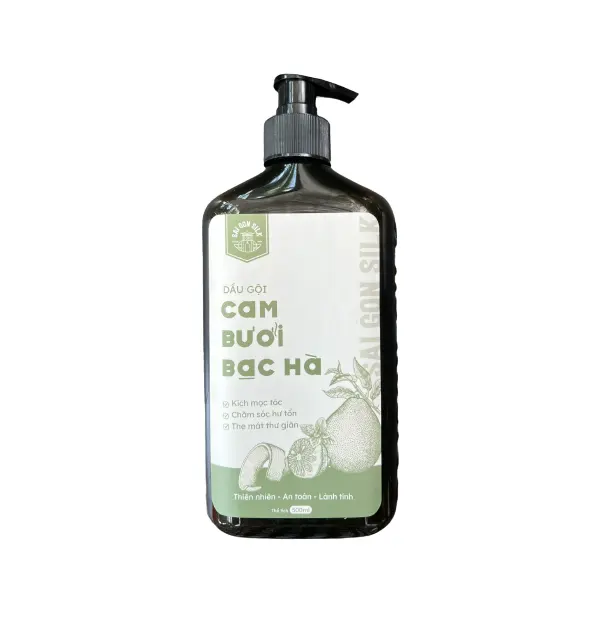 Natural Organic Hair Care Products Mint Orange Grapefruit Shampoo Cleansing hair Caring Hair Wholesale
