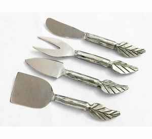 Couteaux à fromage pour planche à charcuterie en acier inoxydable 4 pièces coupe-fromage en acier inoxydable ensemble de couverts de haute qualité - Product Image 1