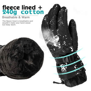 Gants de ski d'hiver personnalisés de la meilleure qualité, imperméables, respirants, compatibles avec les écrans tactiles pour les sports de plein air - Product Image 5
