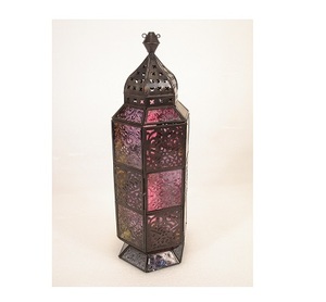 <b>Candle</b> Lantern <b>Large</b> Wedding Decorative Black Metal Lantern - Product Image 3