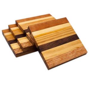 New Design <b>Round</b> Wooden Coaster Environment-Friendly Wood <b>Mat</b> Kitchen <b>Table</b> Use - Product Image 6