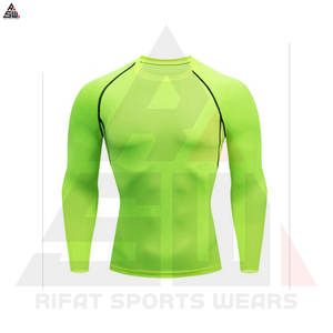 Camisetas de Compresión Personalizadas con Estampado Digital, Transpirables, de Secado Rápido, Unisex, para Gimnasio, Manga Larga, 220g, Ropa Deportiva 100% Poliéster - Product Image 3