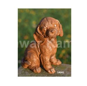 Vente chaude de haute qualité robuste or antique chien Sculptures pour la maison jardin cour Patio décor - Product Image 4