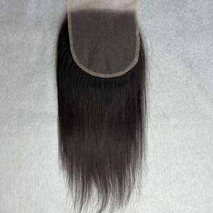 Real 100% Raw Unprocessed Human Hair Top Quality Cheap Price Fast Delivery Straight Texture Closure Lace with Customize Size - Product Image 2