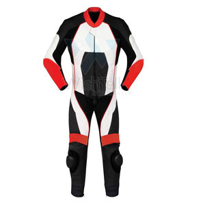 Combinaison de moto une pièce en cuir professionnelle de haute qualité Design personnalisé Logo Vêtements de course confortables pour moto Moto Course automobile - Product Image 3