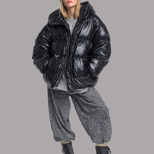 Chaqueta de Moda Extra Grande, Chaqueta de Burbuja Holgada para Mujer, Abrigo Acolchado Holgado, Chaquetas para Mujer - Product Image 2