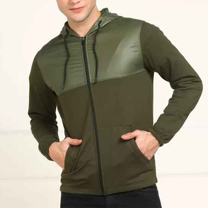 Sweat à capuche en polaire de polyester 100% pour hommes, sweat à capuche vierge à sublimation pour l'hiver, motif brodé pour impression personnalisée - Product Image 1