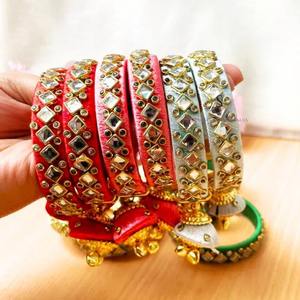 Bracelet de travail Kundan en fil de soie pour les mariages festifs du Ramadan Haldi Mehendi Eid Nikha Nouvel An chinois Pâques Noël - Product Image 4