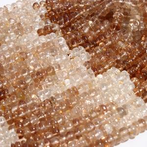 สินค้าใหม่ยอดนิยมสีน้ำตาลธรรมชาติบุษราคัมเรียบทรงกลมขนาด8-9มม. ลูกปัดสำหรับการทำเครื่องประดับ - Product Image 4