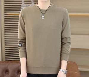 Pull-over à manches longues et col rond pour hommes Pull en coton tricoté Vêtements personnalisés Vêtements pour hommes Sweat à capuche fin - Product Image 6