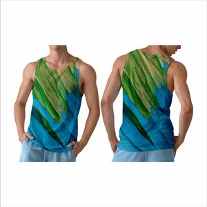 Débardeur confortable multicolore pour hommes Meilleur coût Performance Fitness Workout Coton côtelé sans manches Design respirant - Product Image 1