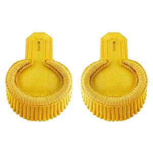 Hombreras Amarillas de Alta Calidad Bordadas para Coser, Flecos de Uniforme de Lona Estilo Clásico para Granaderos de la Guardia Imperial Segunda - Product Image 1