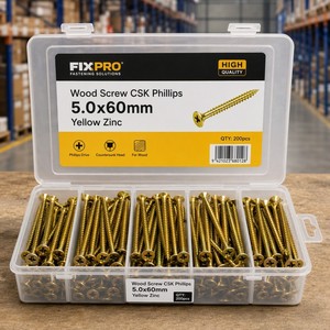 Vis à bois Phillips à tête fraisée <span class=keywords><strong>en</strong></span> acier au carbone, zinguées jaunes, DIN 7997 <span class=keywords><strong>EN</strong></span> 14592 M3-M6 16-100mm, directement de l'usine - Product Image 3