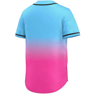 Maillot de baseball personnalisé le plus vendu, vêtements de sport de haute qualité, uniforme personnalisé tendance pour hommes avec design par sublimation - Product Image 4