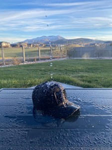 Casquettes de marque de golf personnalisées 5 panneaux Polyester Spandex Chapeaux imperméables pour hommes Casquettes de sport découpées au laser avec corde et logo personnalisé - Product Image 6