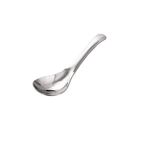 Cuillère à dîner haut de gamme en acier inoxydable SS304 de haute qualité, finition miroir, manche fin, légère, pour la restauration, les cafés, les hôtels, la maison