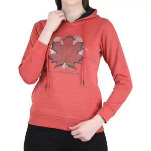 Sudaderas con Capucha Estampadas para Mujer, Ropa de Calle Invernal, Tejidas, con Diseño Sólido en la Parte Delantera, Elegantes para Días Ajetreados - Product Image 1