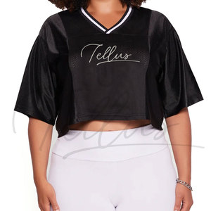 Maillots de basket-ball pour femmes très demandés, respirants, à manches courtes, séchage rapide, en polyester, avec logo imprimé, vêtements de sport - Product Image 3