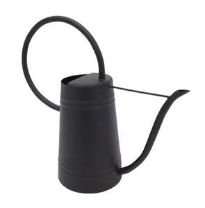 Regadera de Hierro de Estilo Clásico en Color Negro Mate para Hogar y Jardín, Hecha a Mano, Novedad en Artículos de Jardinería - Product Image 1