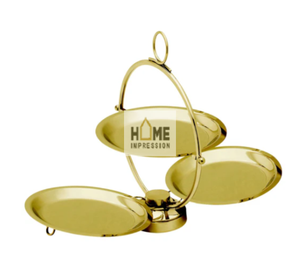 Bols de service en métal doré, bols en métal en gros, bols de conception indienne - Product Image 1