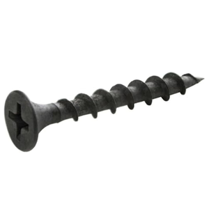 Tornillo de cabeza de trompeta negro y tornillo métrico para paneles de yeso y madera - Product Image 1