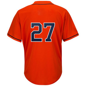 Camisetas de Béisbol/Sóftbol Completamente Sublimadas, de Malla Transpirable 100%, de Alta Calidad, con Costuras, del Fabricante OEM - Product Image 5
