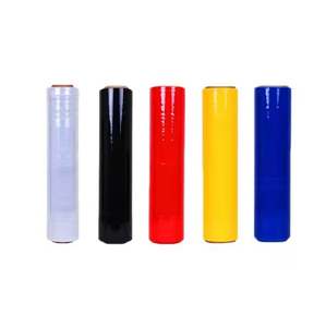 Precio de fábrica de fabricación Bandeja LLDPE transparente Película elástica Película de polietileno plástico LLDPE Embalaje Película elástica - Product Image 4